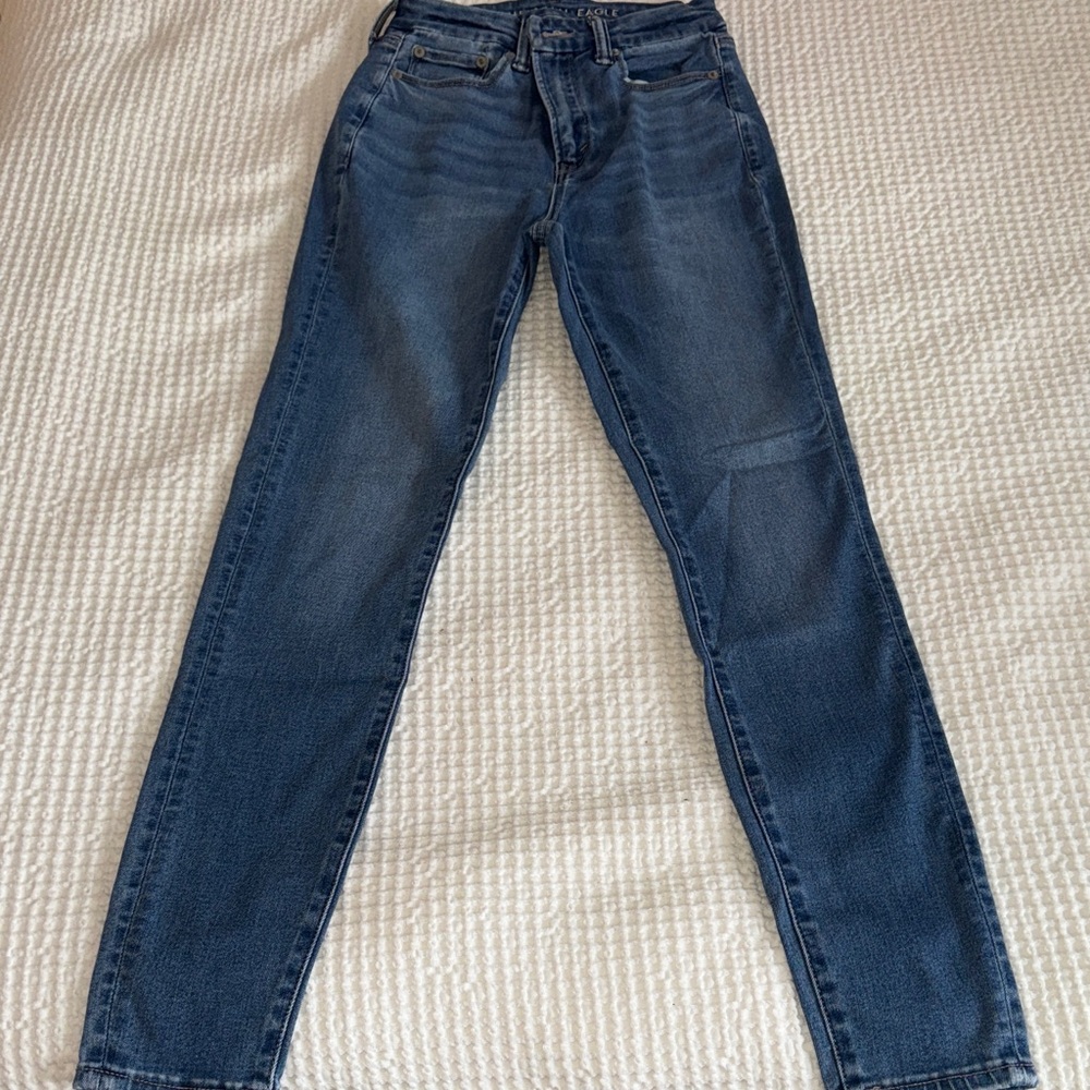American Eagle Outfitters Dark Blue Skinny Jeans